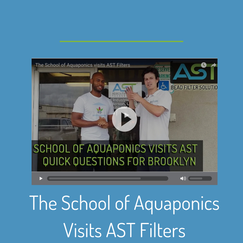 The School of Aquaponics Visits AST Filters