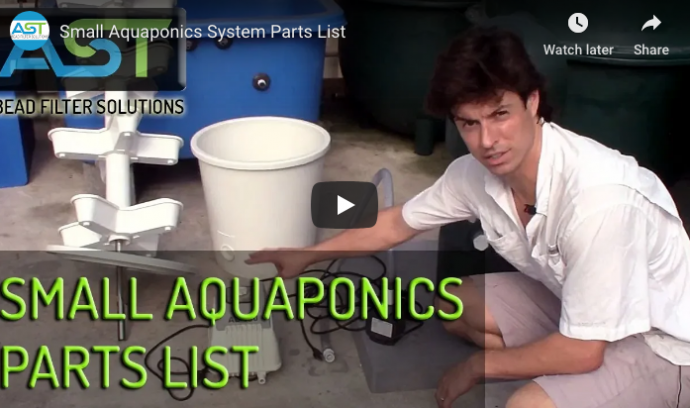 Small Aquaponics System Parts List